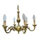 6-light bronze chandelier