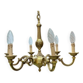 Lustre en bronze 6 feux
