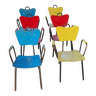 Suite des 6 fauteuils années 50