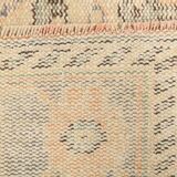 6x9 Peach Orange & Cream Geometric Vintage Rug, 179x288Cm