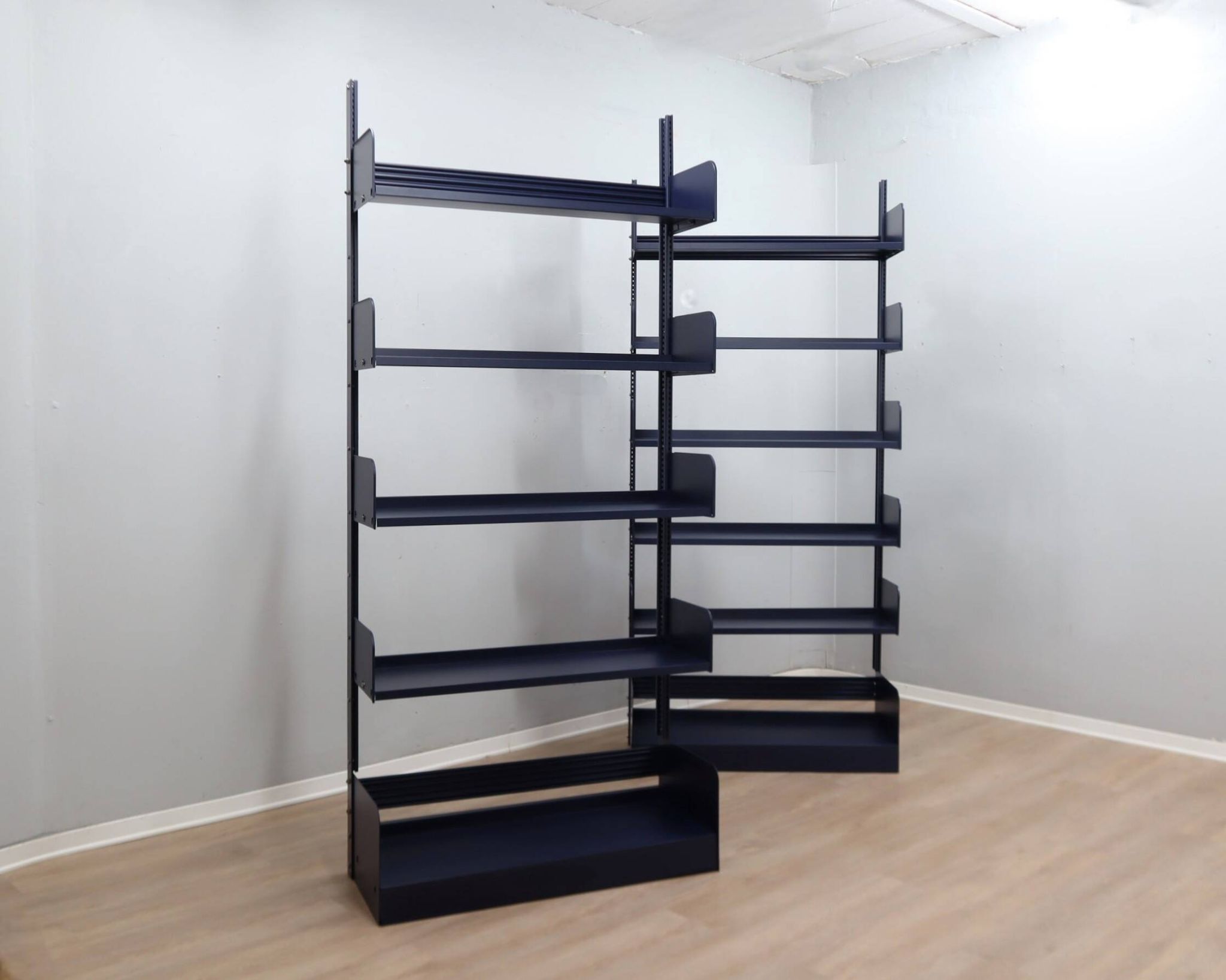 Bibliothèques modulaires en métal Congresso LIPS VAGO des années 1970, ensemble de 2