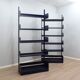 Restored Congresso modular metal bookcases LIPS VAGO 1970s, set of 2