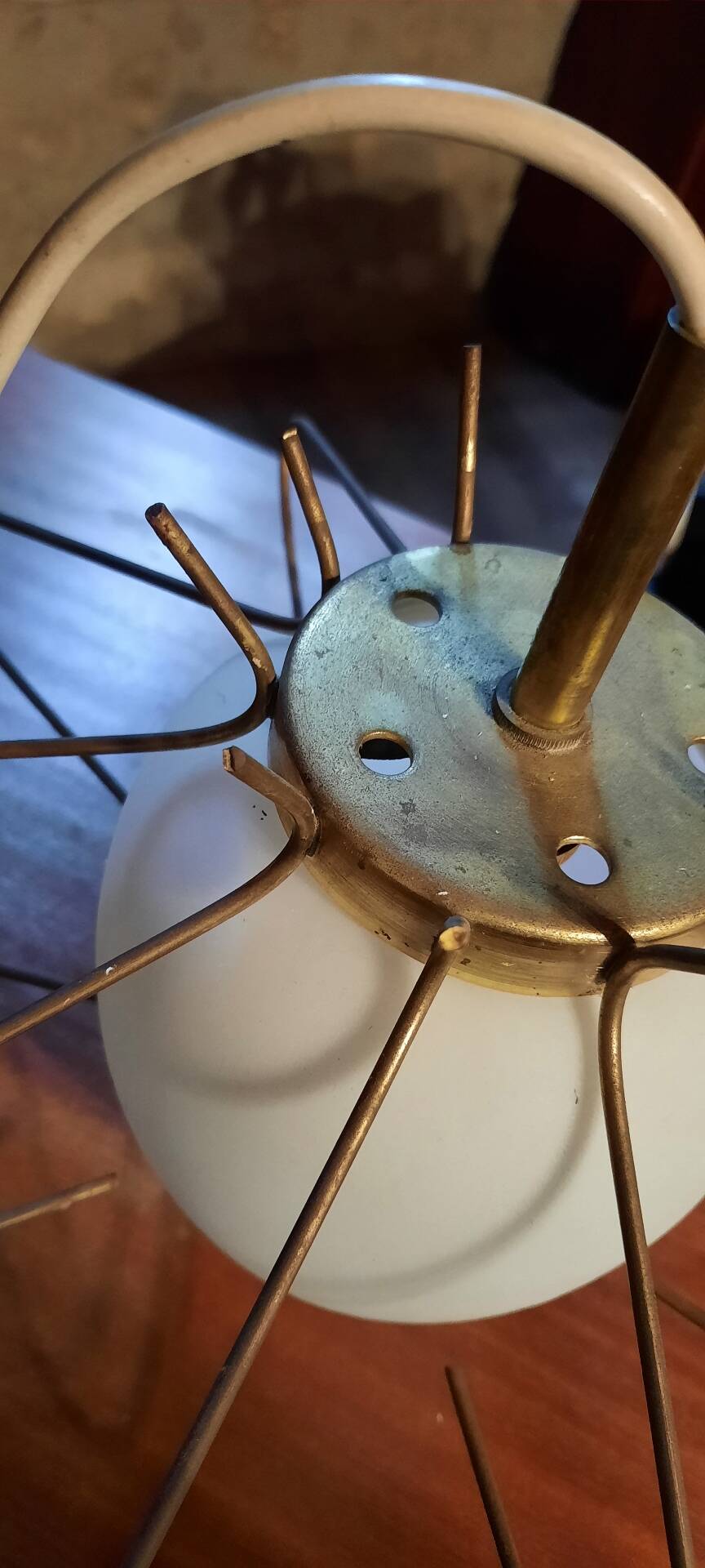 Vintage "spider" pendant lamp