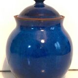 Blue ceramic pot