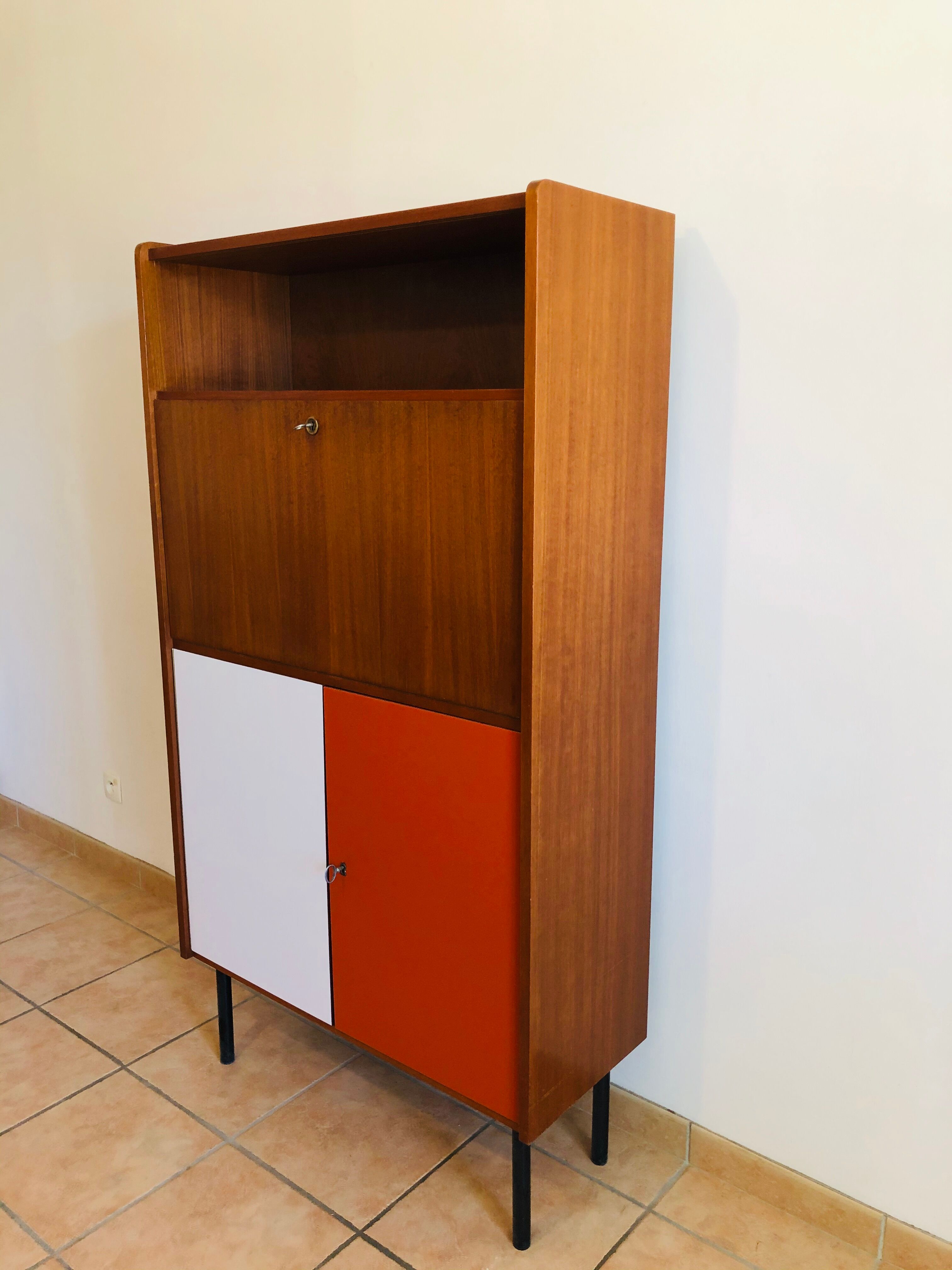 Vintage teak secretary 1960