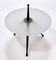Tripod Beech and Glass Side Table in the Style of Cesare Lacca, Italy, 1980