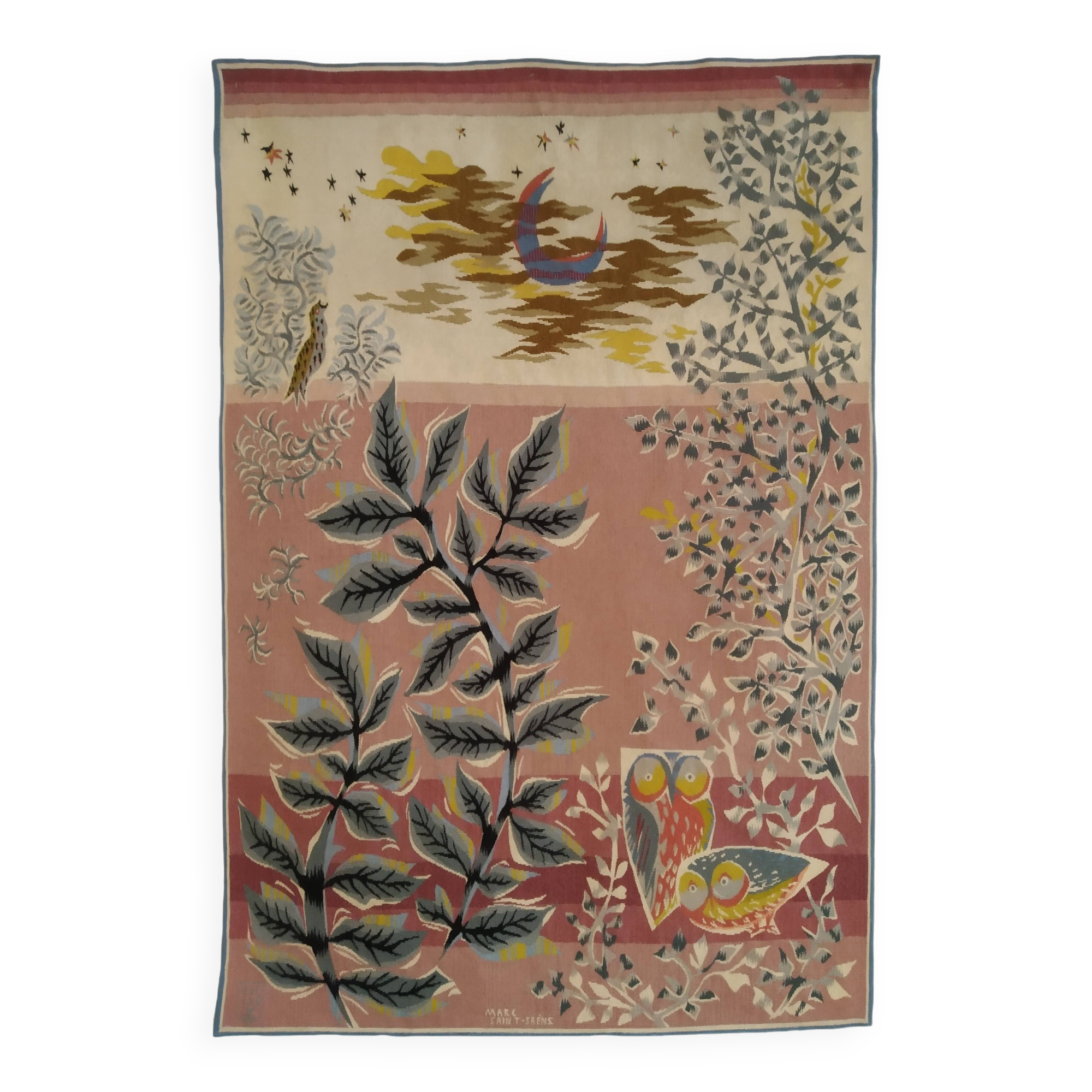 Aubusson tapestry "Marc Saint-Saëns"