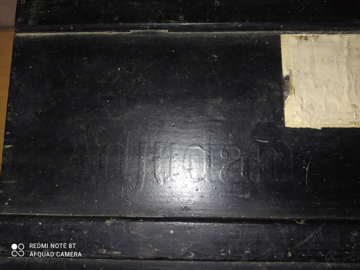 Caisse en bois vintage