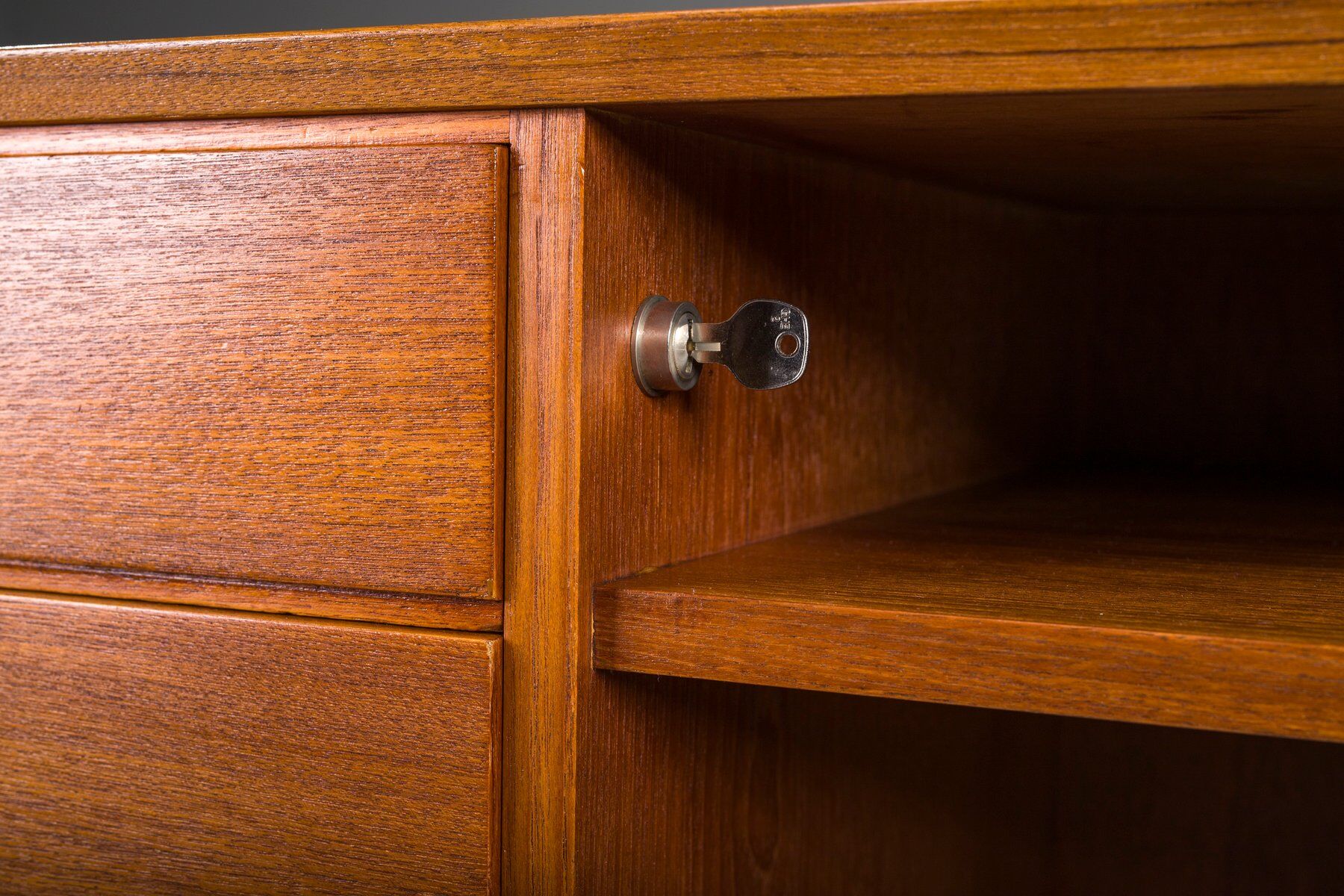 Mid-century modern teak executive desk, Germany, 1960s