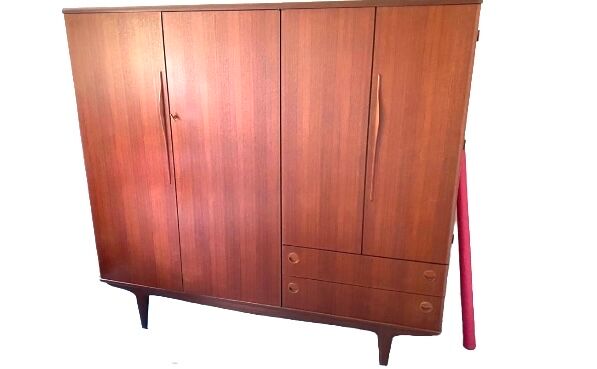 Armoire scandinave vinatge en teck des années 60, 70