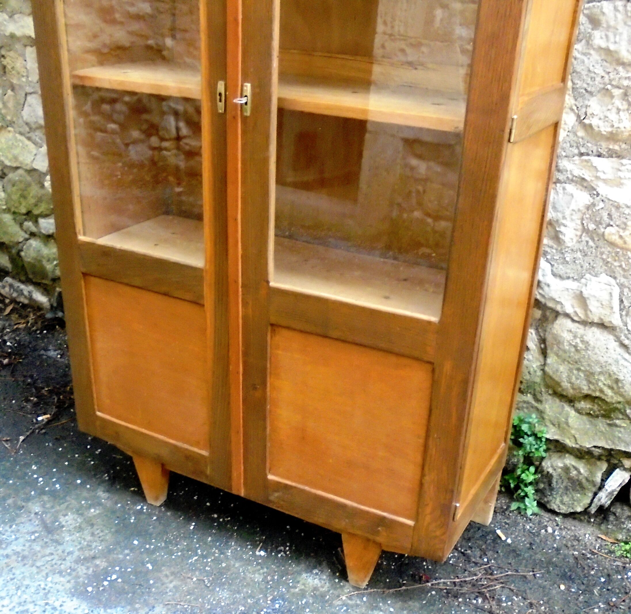 Vintage wood library