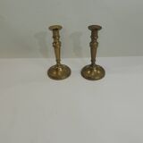 Pair of bronze candlesticks / Vintage