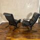 Pair of vintage Westnofa Siesta armchairs by Ingmar Relling 1960.