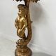 19th century gilded carved wooden presentation column