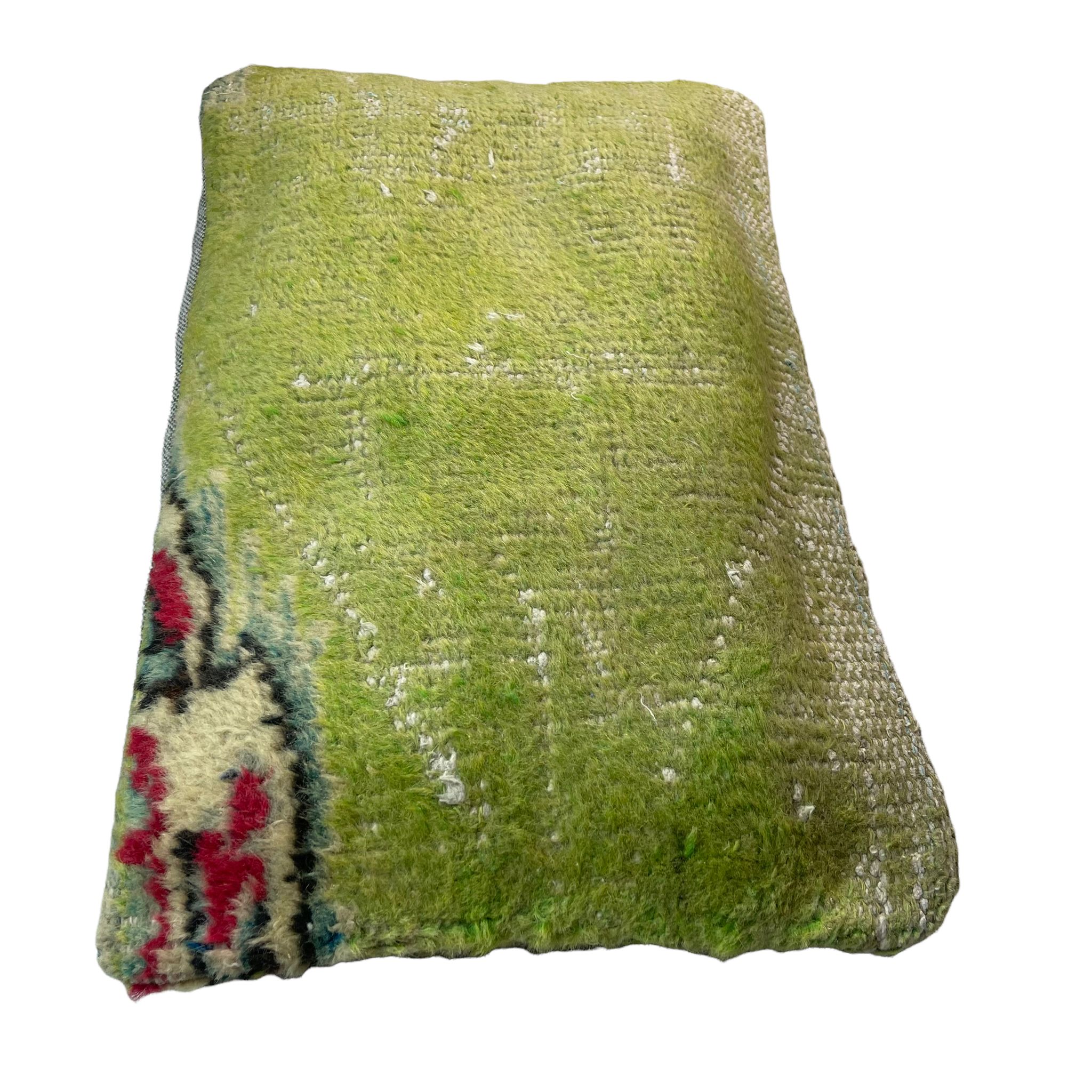 Vintage turkish rug cushion cover, 30 x 50 cm