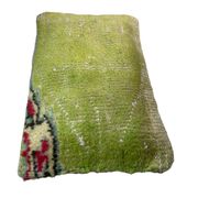 Vintage turkish rug cushion cover, 30 x 50 cm