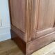 Showcase three vintage glass doors