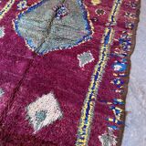 Boujad Purple Moroccan Rug - 341 x 145 cm