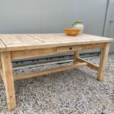 Stripped farm table