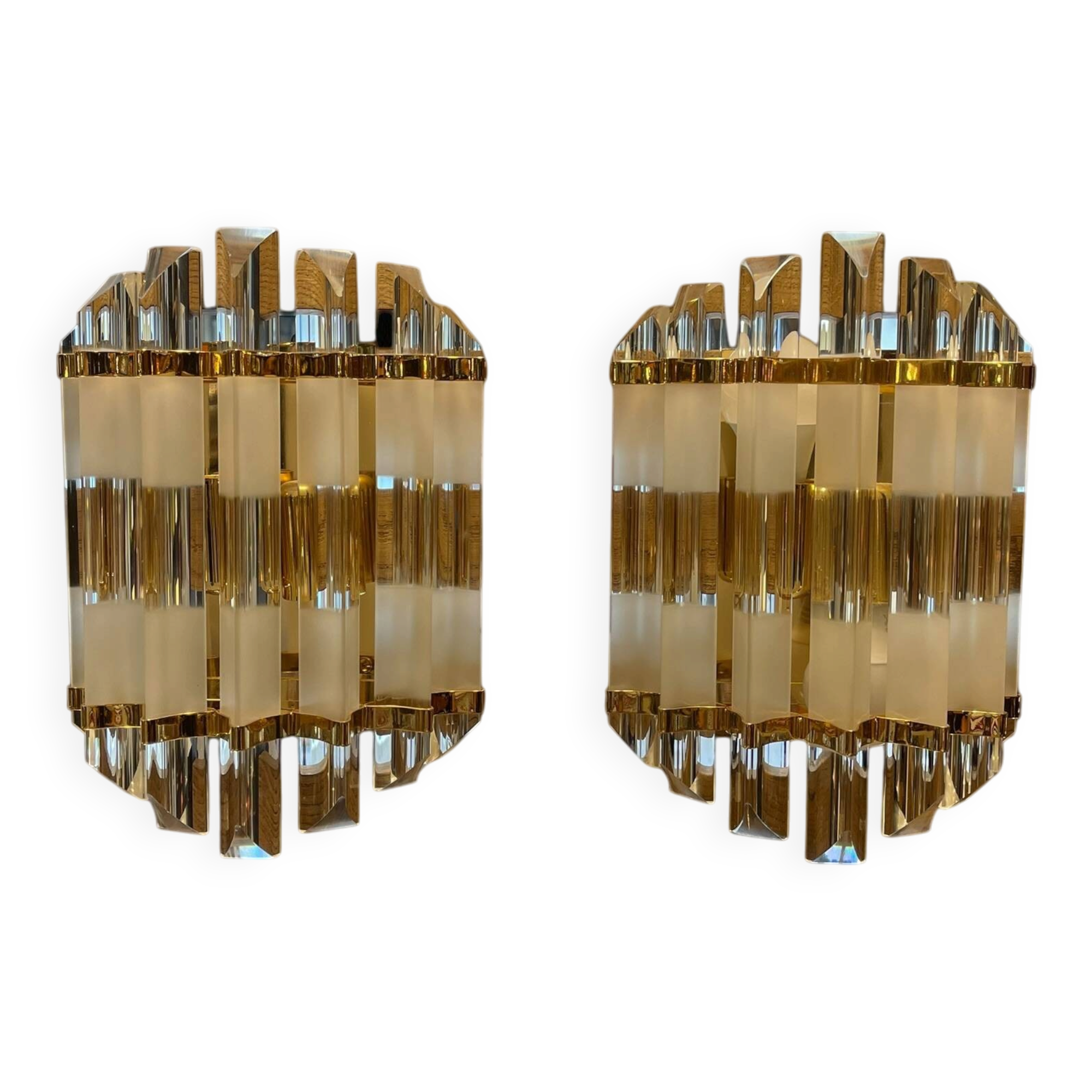 Pair of Venini wall lights 1980