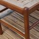 Paire de chaises bois et corde
