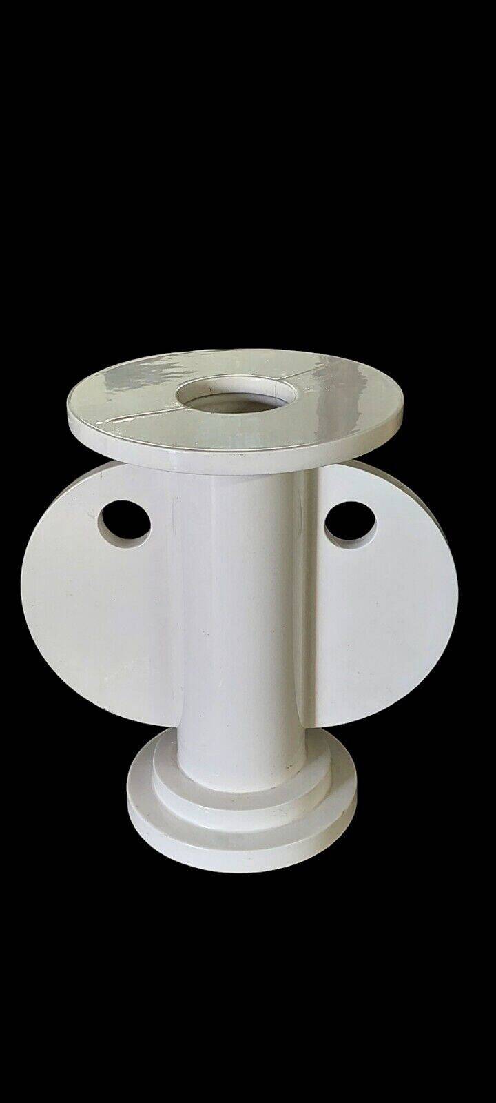 Rare white ceramic vase designed by Nathalie Du Pasquier for Alessio Sarri in 1989