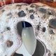 Lamp ceramic fat lava double lighting 70s