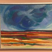 Acrylique sur toile originale – “Ovädersmoln” par Ola Gerhardt