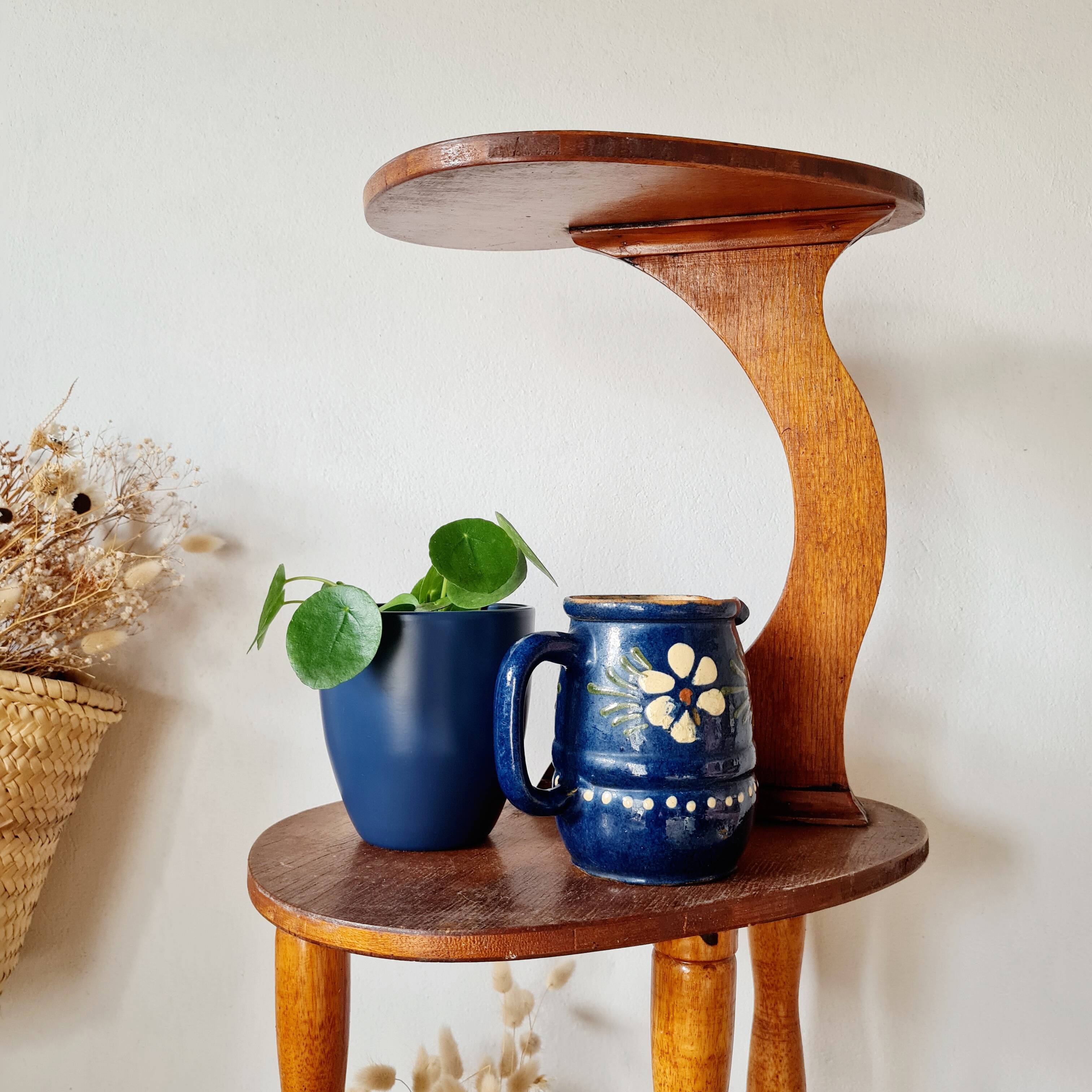 Sellette en bois - porte-plantes