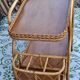 Bamboo serving cart