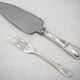 Christofle Marly, cake service: 12 forks + serving cake knife.