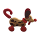 Chien à tirer en bois