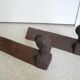 chenets anciens fonte XIXe antique french fireplace andirons