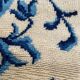 Cogolin carpet hand-knotted vintage France 128x70 cm