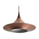 Suspension scandinave en métal et teck, années 1960