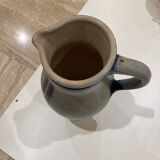 Enamelled stoneware jug from Alsace