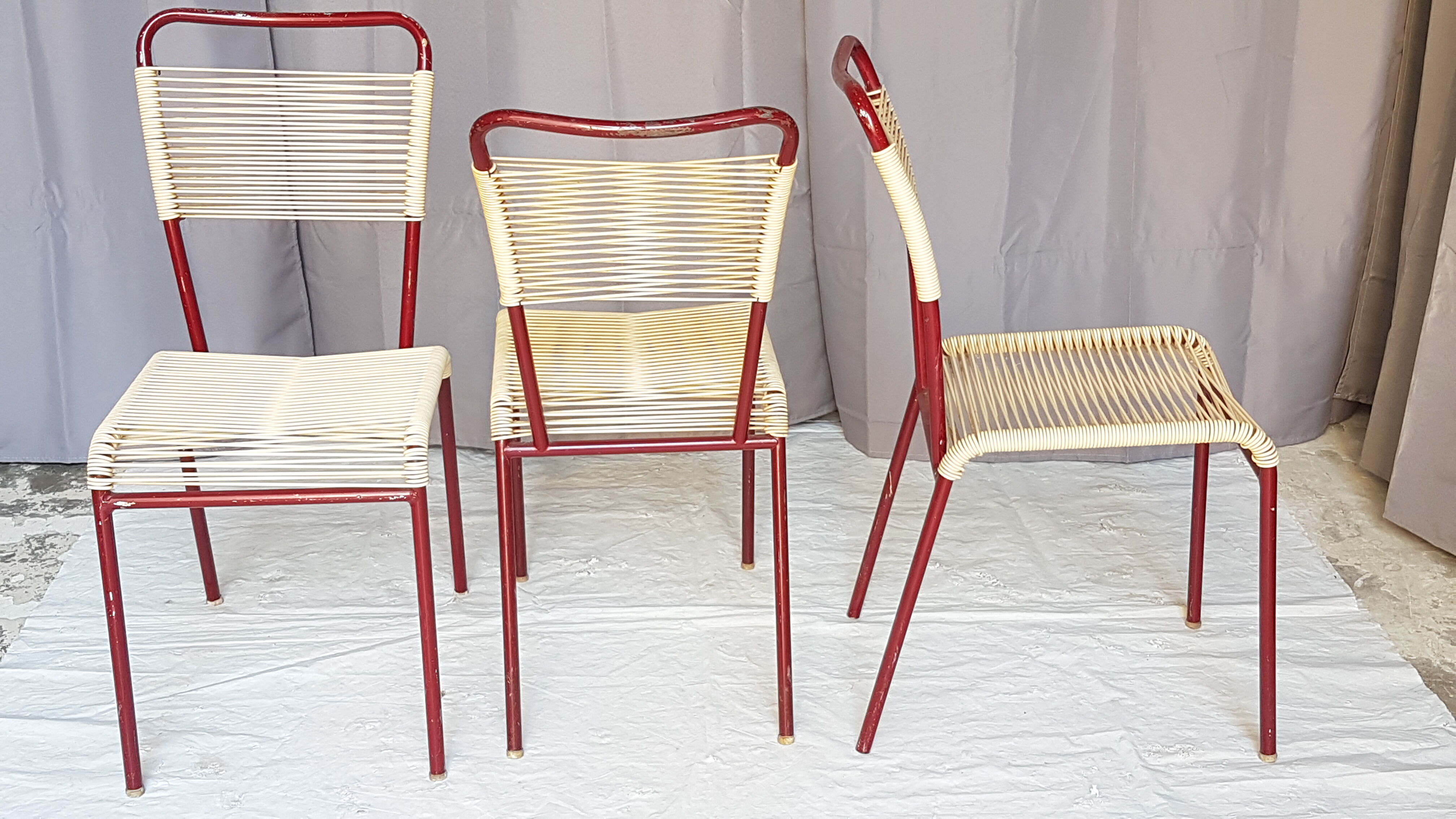 "vintage 60" garden seat set