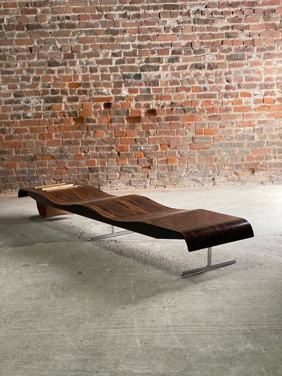 Jorge Zalszupin Onda Bench by L’atelier 1960