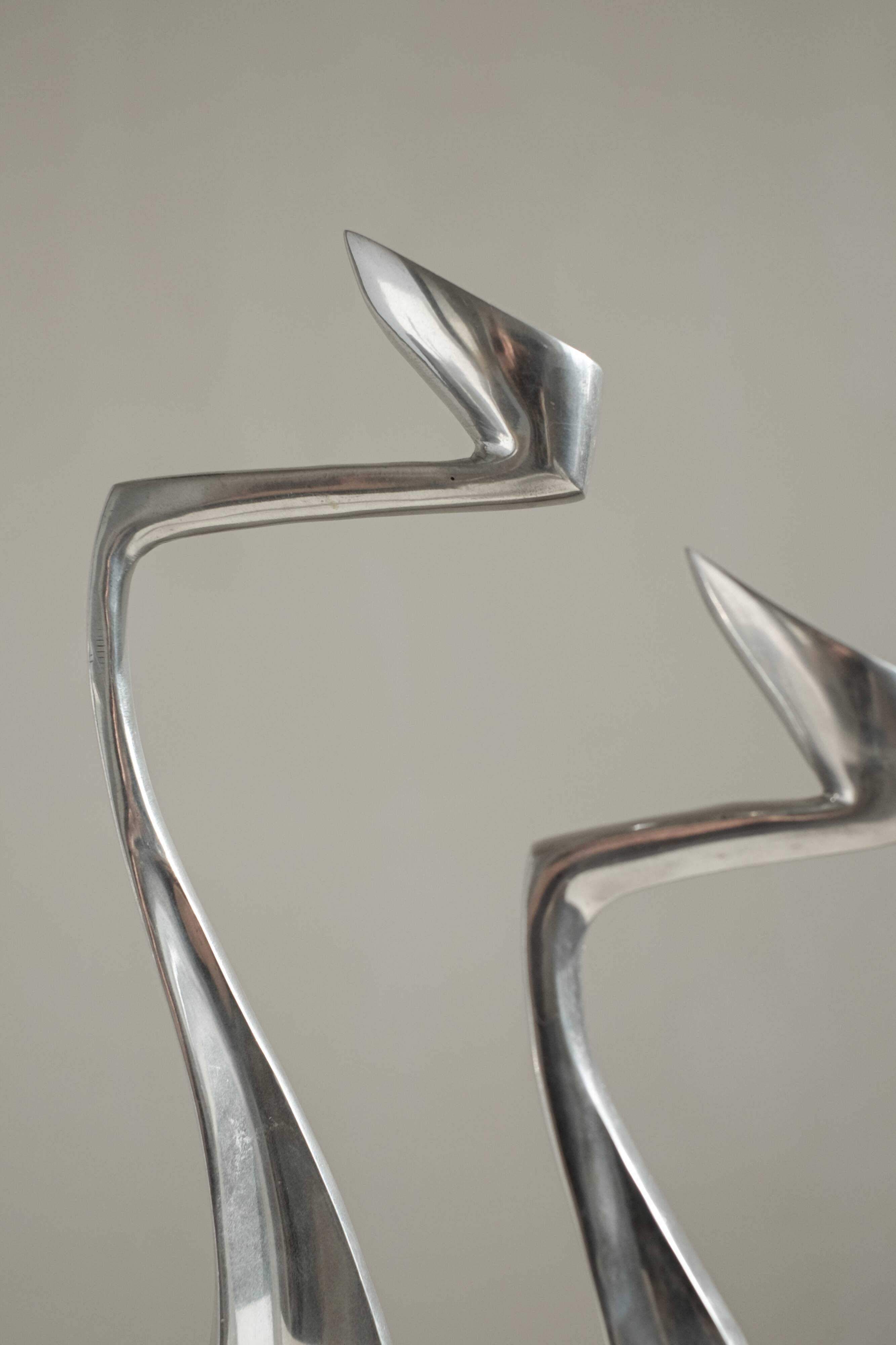 Pair of candleholders by Matthew Hilton 80s