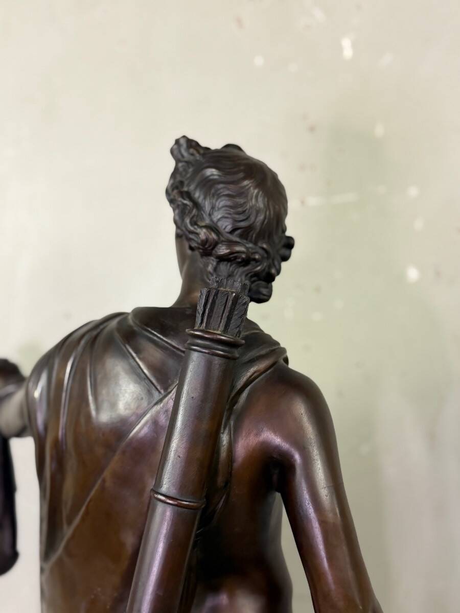 Apollo Belvedere, bronze after the antique, foundry mark, Jaboeuf and Rouard, Paris