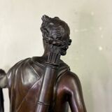 Apollo Belvedere, bronze after the antique, foundry mark, Jaboeuf and Rouard, Paris