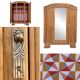 Armoire parisienne art déco chêne massif brut