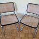 Pair of chairs designed Bauhaus style, 80s, made in Italy