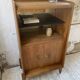 Meuble de rangement secrétaire chêne années 60