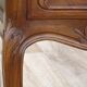 Louis XV bedside table, 3 drawers, bordered top