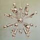 Sputnik chandelier in chrome metal, 20 light points, 70s