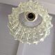 Structured glass bell lamp / vintage 60s / 70s