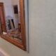 Gilded wooden mirror 93X46