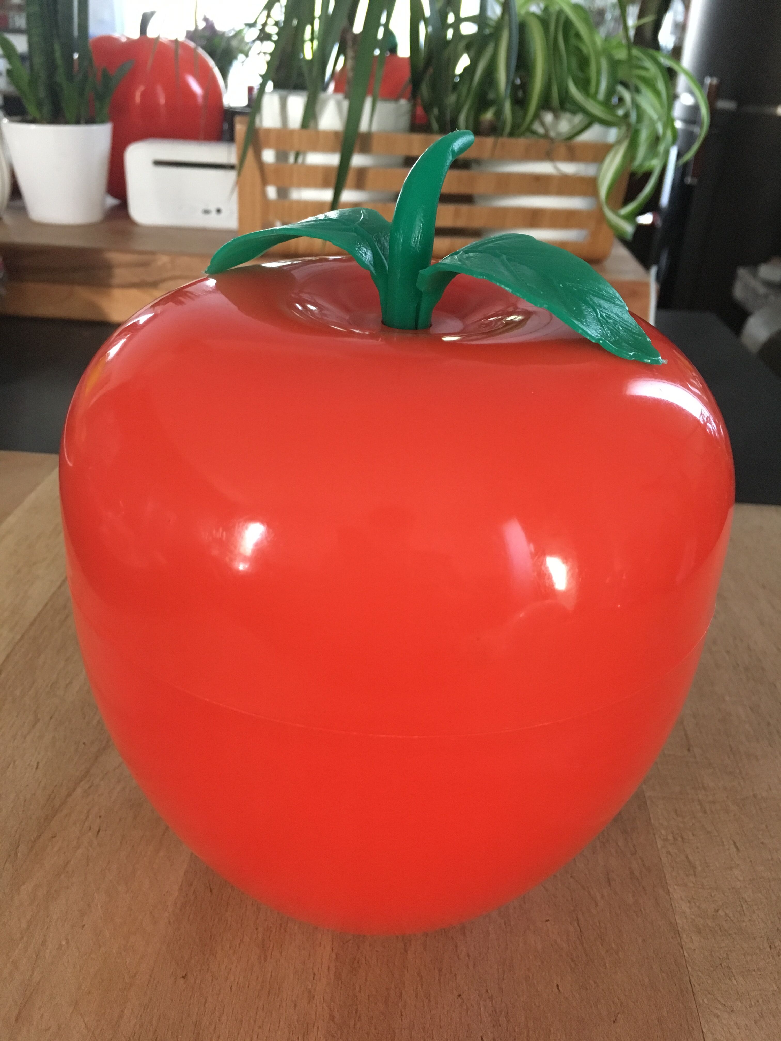 Ice cube tray Apple orange vintage