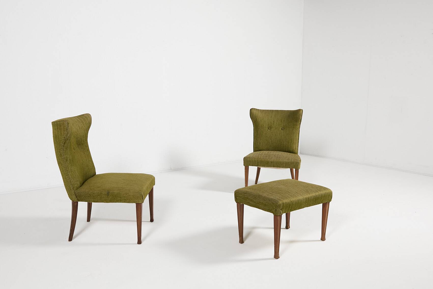 1960’s Italian Mid-Century Modern pair of chairs